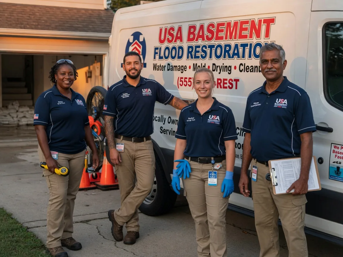 Basement Flood Cleanup company in Farmersville, IL